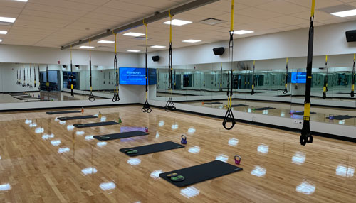 TRX set up in Dawe Fitness Studio - 500 px