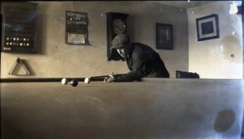 Red Deer Archives, N399; Playing snooker, 1919
