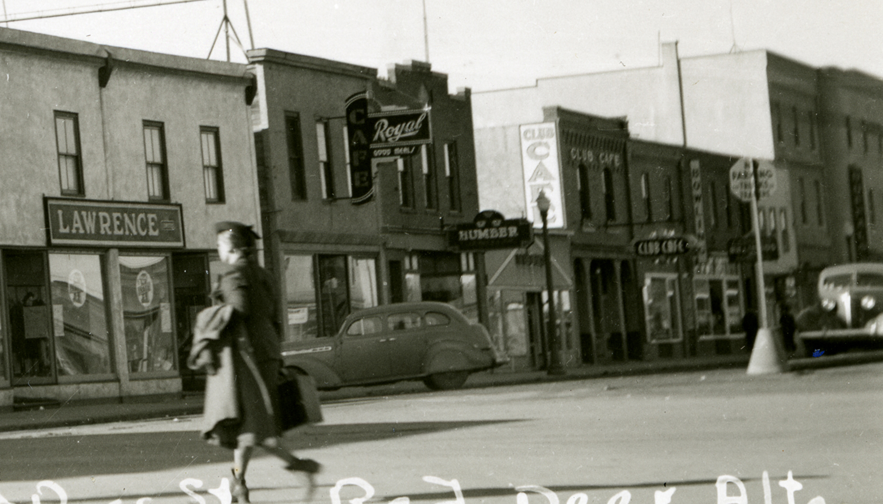 Corner of Gaetz Avenue and Ross Street, 1940