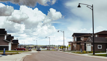 photo of houses in a neighbourhood