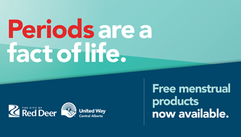 Free menstrual products now available.