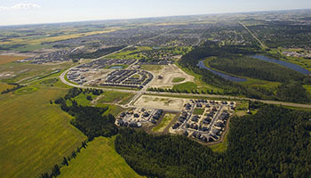 An aerial view of the Garden Heights neighbourhood