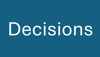 Decisions