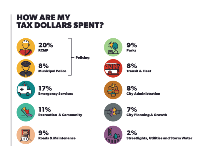 Tax Dollar spending 2025