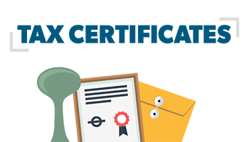 TaxCertificates 350x200 PNG Transparent