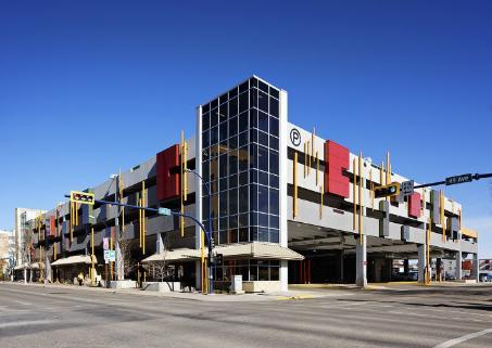 new photo of the Sorensen Station Parkade