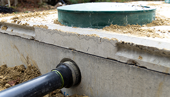 Septic tank installation