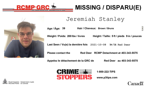 Missing person - Jeremiah-Stanley