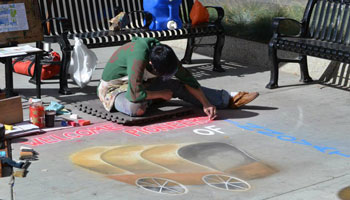 photo of Alberta-Culture-Days-Chalk-Artist