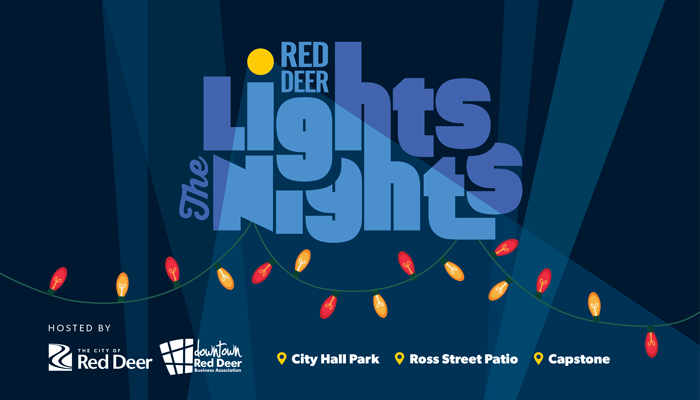 Red Deer Lights the Night RDLTN 2022 - 700 x 400