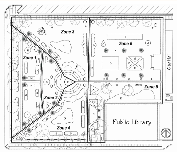 City Hall Park Zone Map