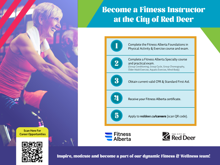Become a Fitness Instructor graphic