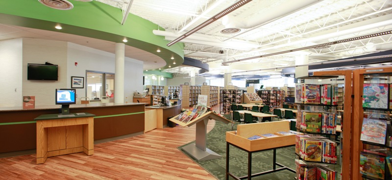 Image of the GH Dawe Branch of the Red Deer Public Library