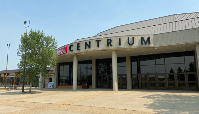 Westerner Park building-Peavey Mart Centrium