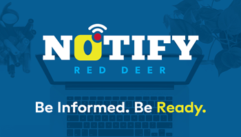 image with Notify Red Deer branding